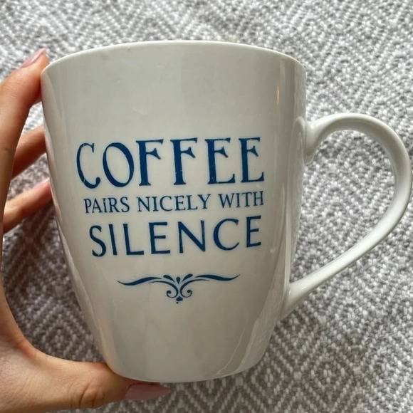 🔥4/$20 Coffee Pairs Nicely with  Silence mug - Picture 2 of 5